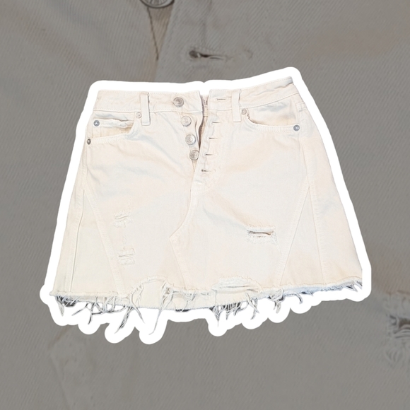 We The Free Dresses & Skirts - We The Free Denim Skirt